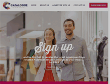 Tablet Screenshot of cataloguecentral.com.au